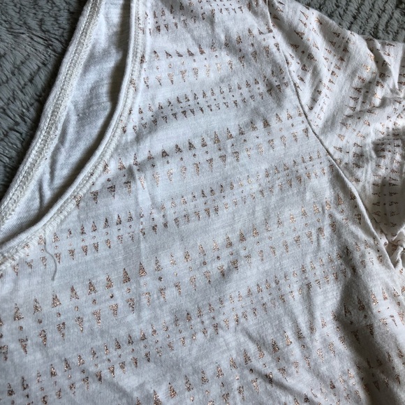 Maurices Gold and Cream Blouse - Picture 4 of 4